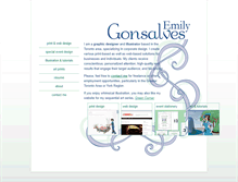 Tablet Screenshot of emilygonsalves.com